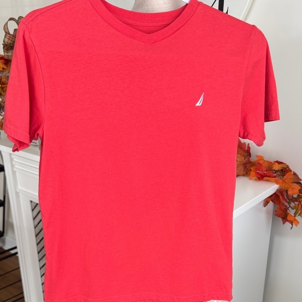 Nautica Kids Vivid Red Short Sleeve Tee